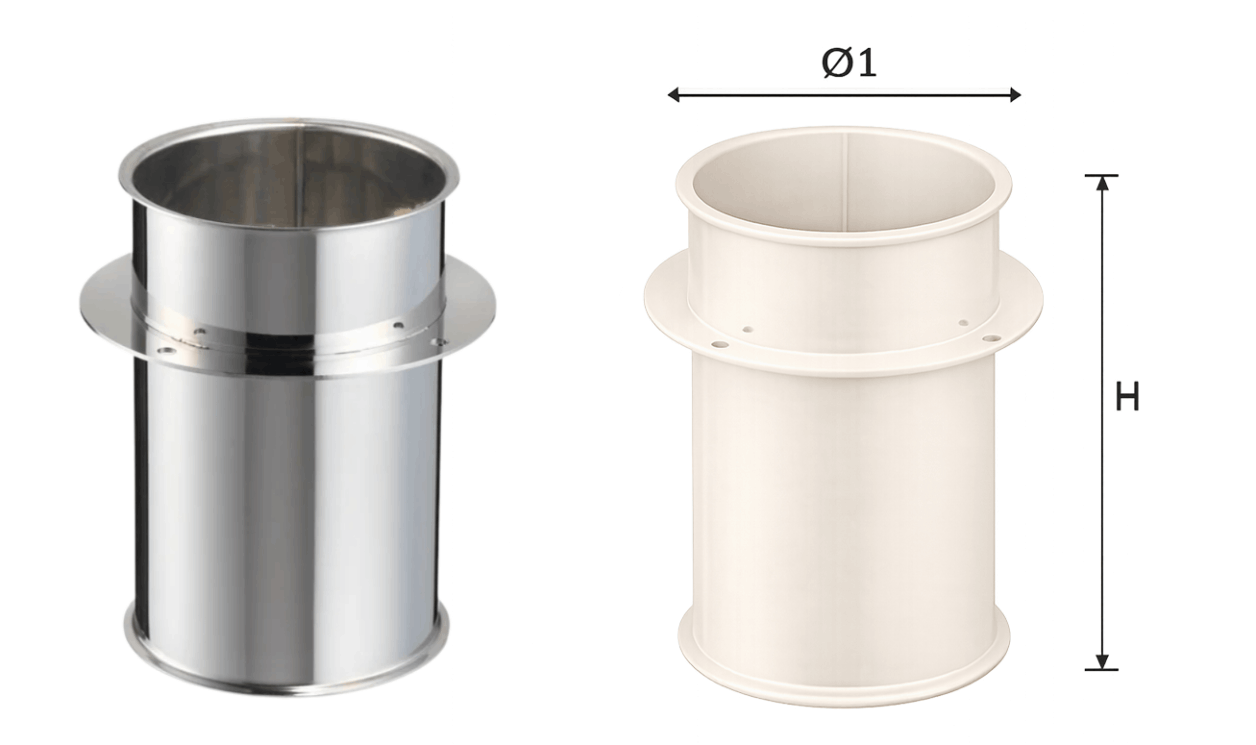 Flanged Floor Spouts